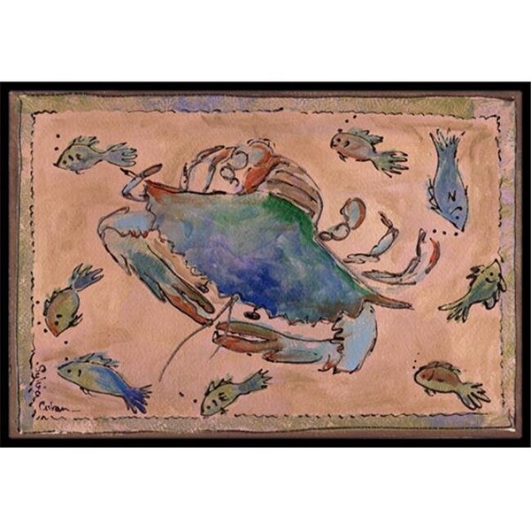 Carolines Treasures Carolines Treasures 8079-JMAT 36 x 24 in. Crab Indoor Or Outdoor Doormat 8079-JMAT - main